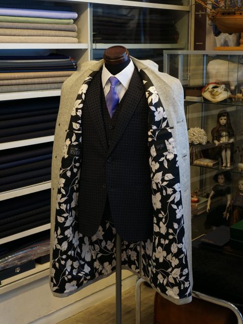 コート　Holland&Sherry  cashmere100%