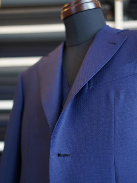 シングル２個ボタン　スリーピース　SCABAL