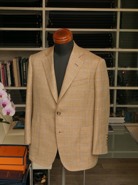 ジャケット wool&linen&silk  ARISTON