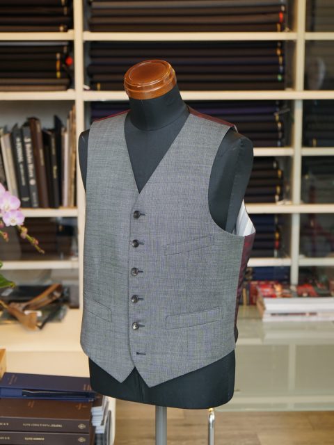 ベスト wool 100% SCABAL