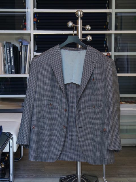 ジャケット E.Zegna  wool & linen & silk